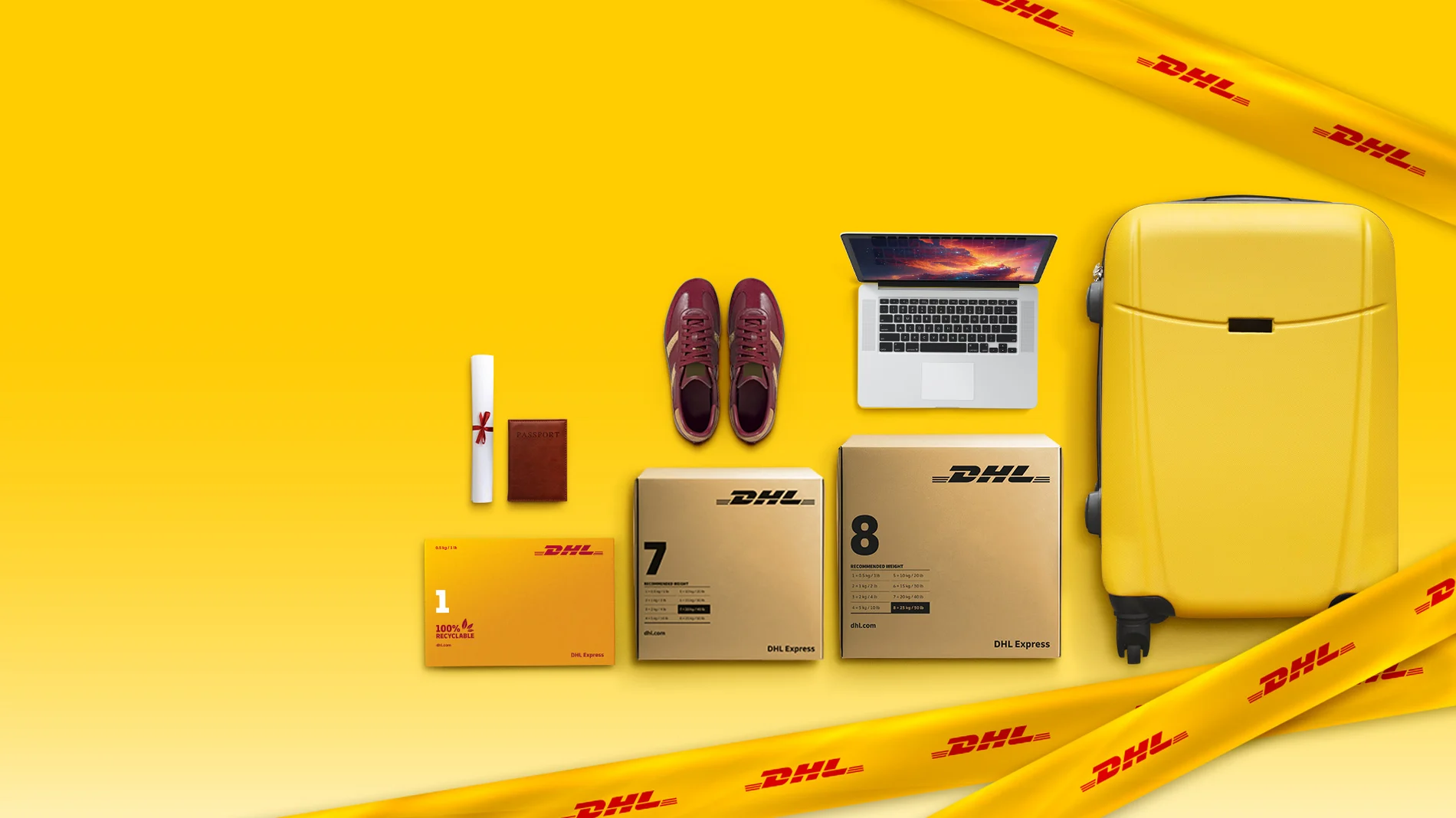 DHL shipping items